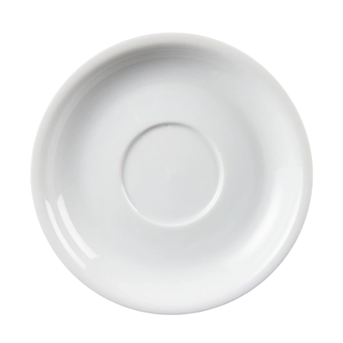 Olympia CB463 Whiteware Cappuccino Saucer – 160mm, Pack of 12