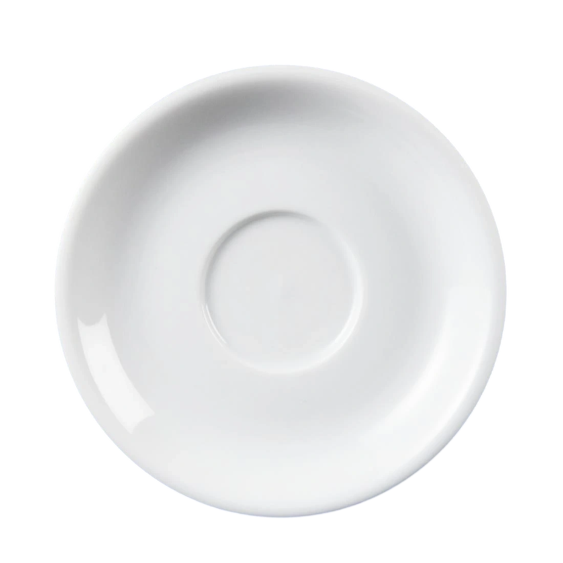 Olympia CB470 Whiteware Cappuccino Saucer – 148mm, Pack of 12