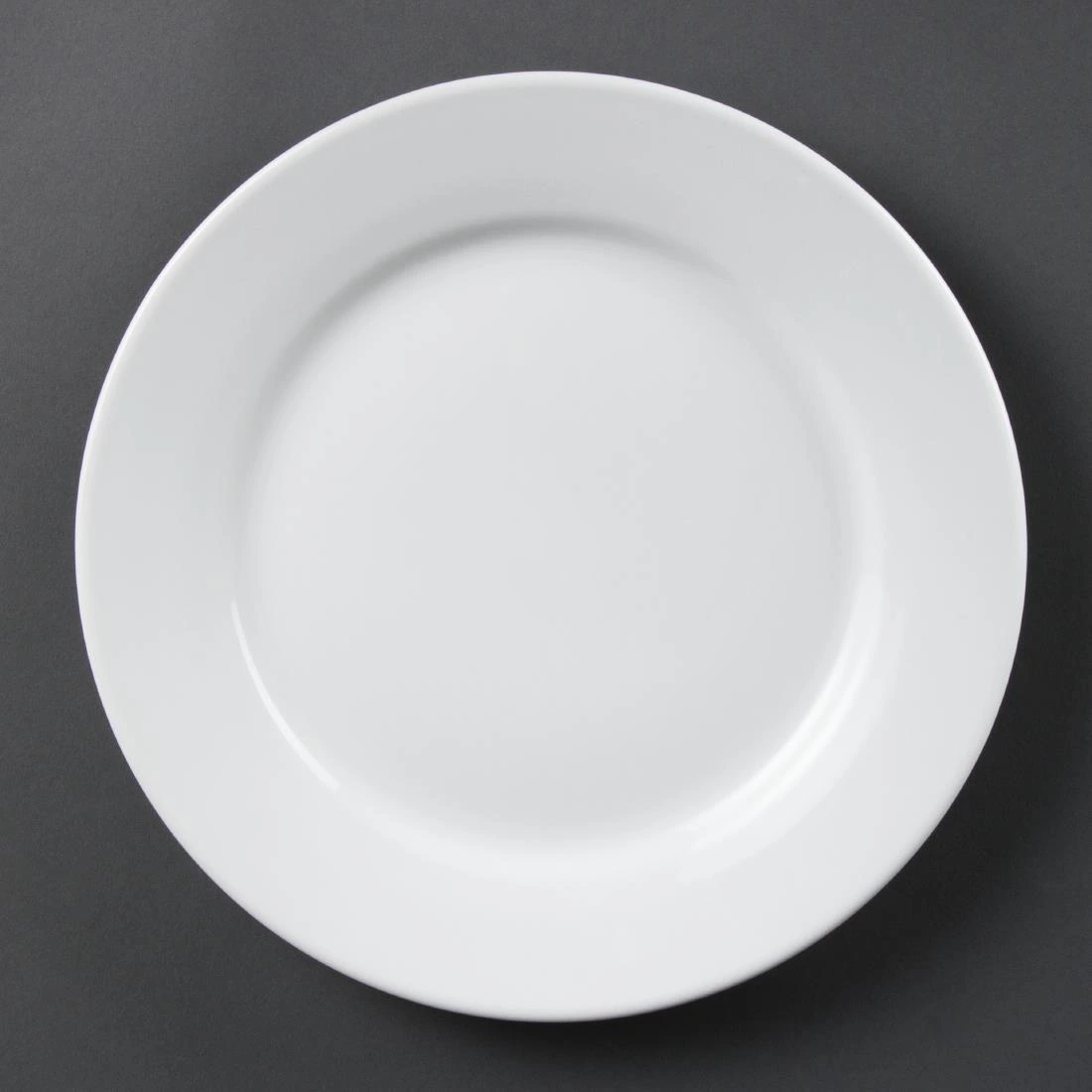 Olympia Wide Rim Plate 25.5cm Pack 12 CB481