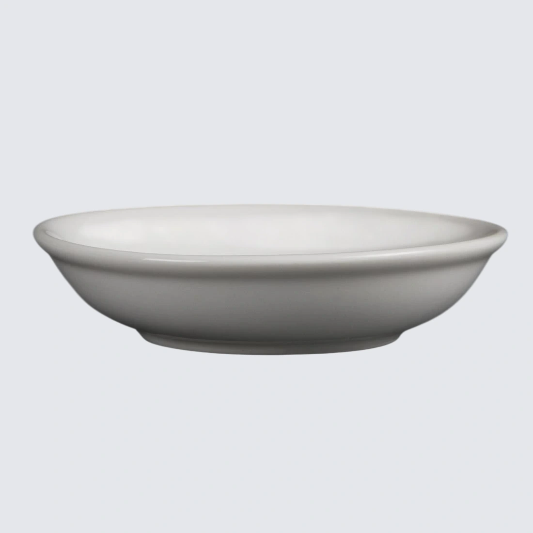 Olympia Soy Dish 10cm White Porcelain Pack 12 CB494