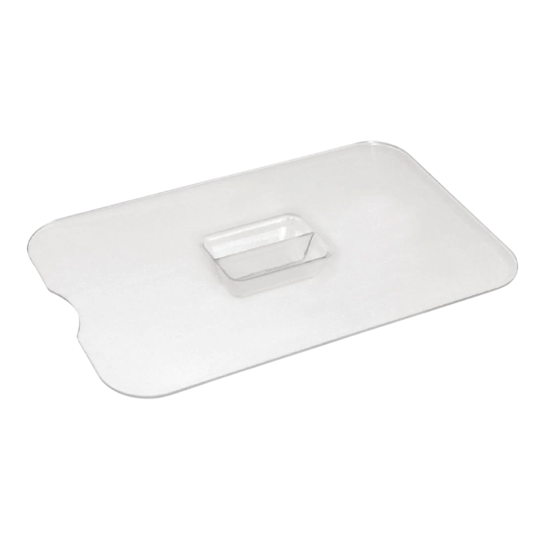 Olympia CB756 Kristallon Flat Notched Lid for Medium Salad Crock