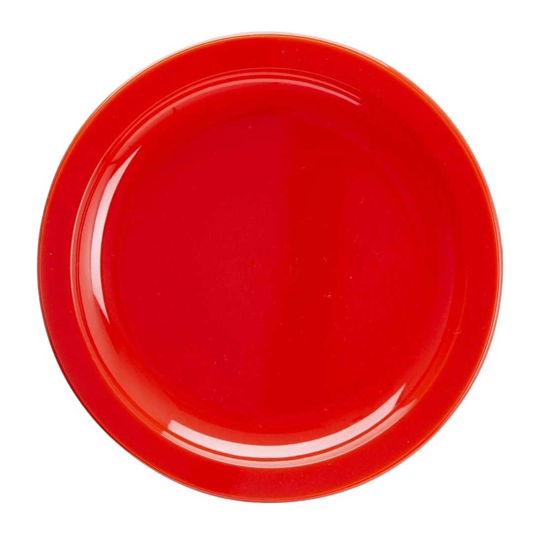 Olympia CB766 Kristallon Polycarbonate Plate Red - 172mm 6 3/4" (Box 12)