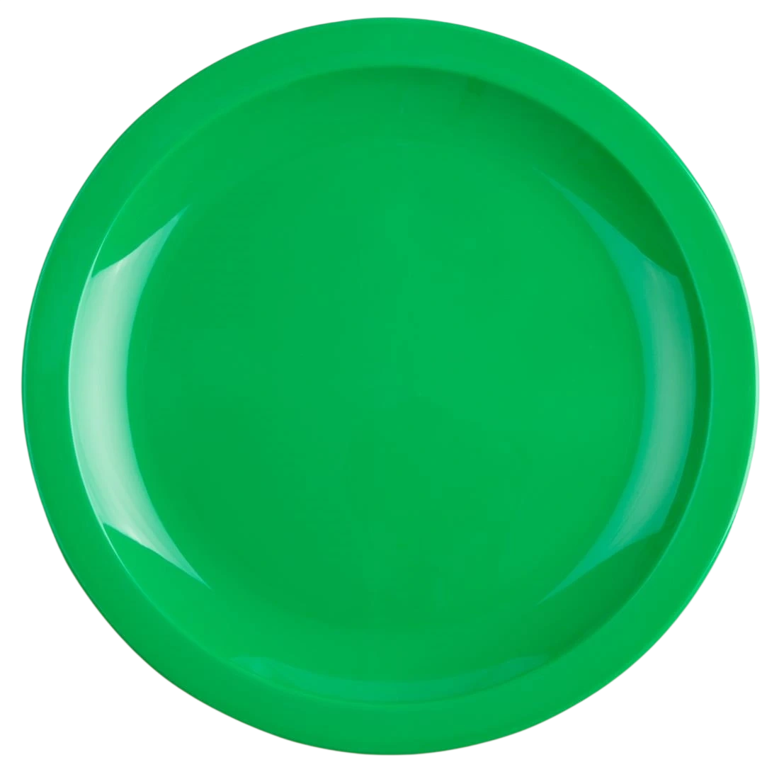 Olympia CB768 Kristallon Polycarbonate Plate Green - 230mm 9" (Box 12)