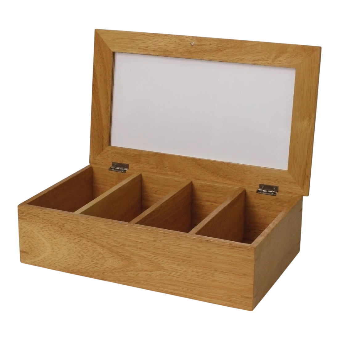 Olympia CB808 Tea Box with Lid 4 Compartment - 90x335x200mm 3.5x13x7.75"