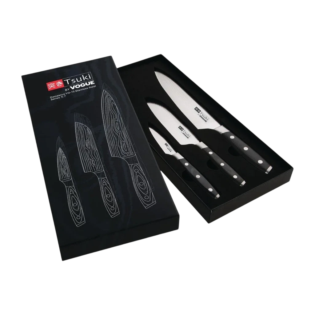 Vogue Tsuki Series 7 Three Piece Gift Set commercial kitchen equipment