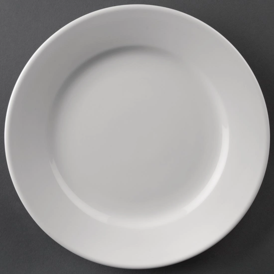 Olympia Wide Rim Plate 21.4mm 165mm White Pack 12 CC206