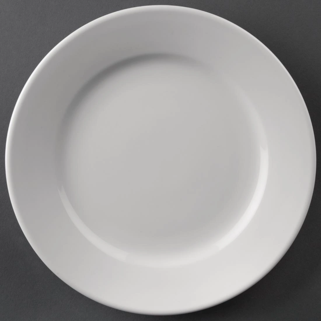 Olympia Wide Rim Plate 25mm 203mm White Pack 12 CC207