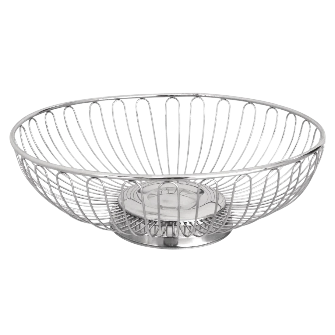 Olympia CD252 Stainless Steel Bread and Fruit Bowl – 255mm