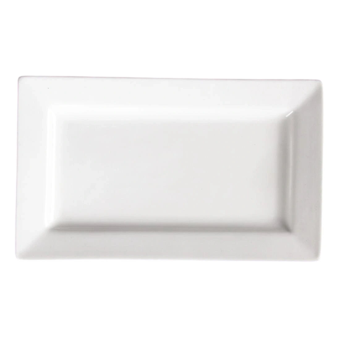 Olympia CD630 Lumina Wide Rim Rectangular Plate - 257x155mm 10x6" (Box 4)