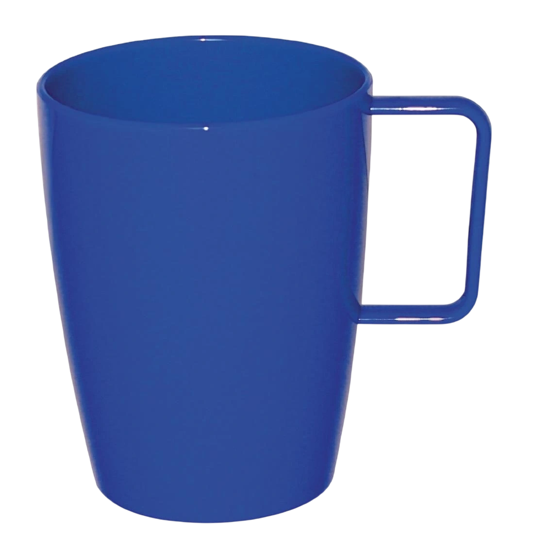 Olympia CE288 Kristallon Polycarbonate Handled Beaker Blue - 284ml 10oz (Box 12)