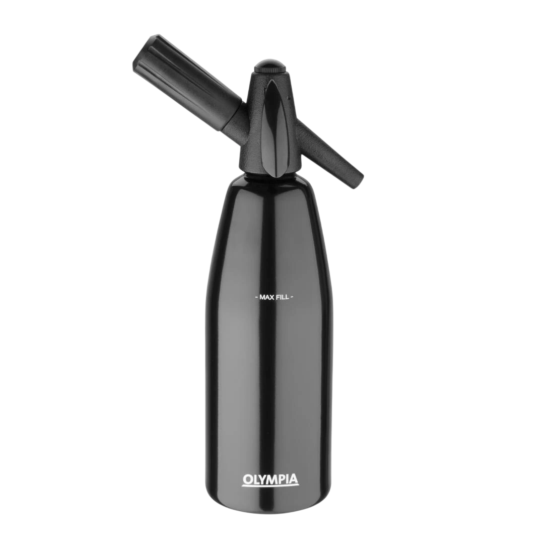 Olympia CE341 Soda Siphon Black - 1Ltr