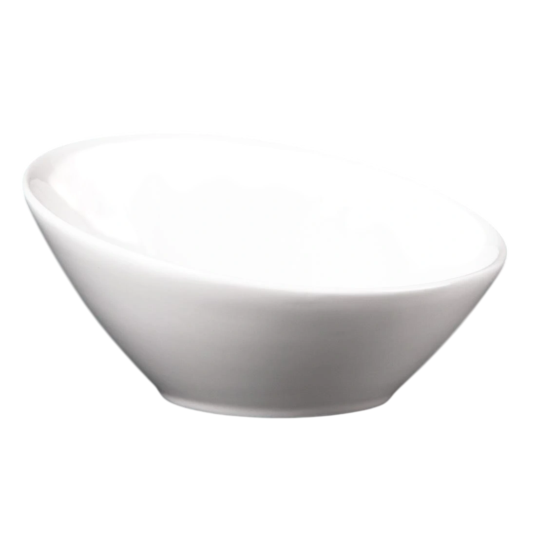 Olympia CF383 Porcelain Sloping Bowl – 250mL, Pack of 6