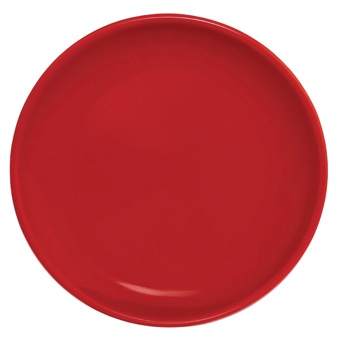 Olympia Coupe Plate 205.00mm 25.00mm 205mm Red Pack 12 CG352