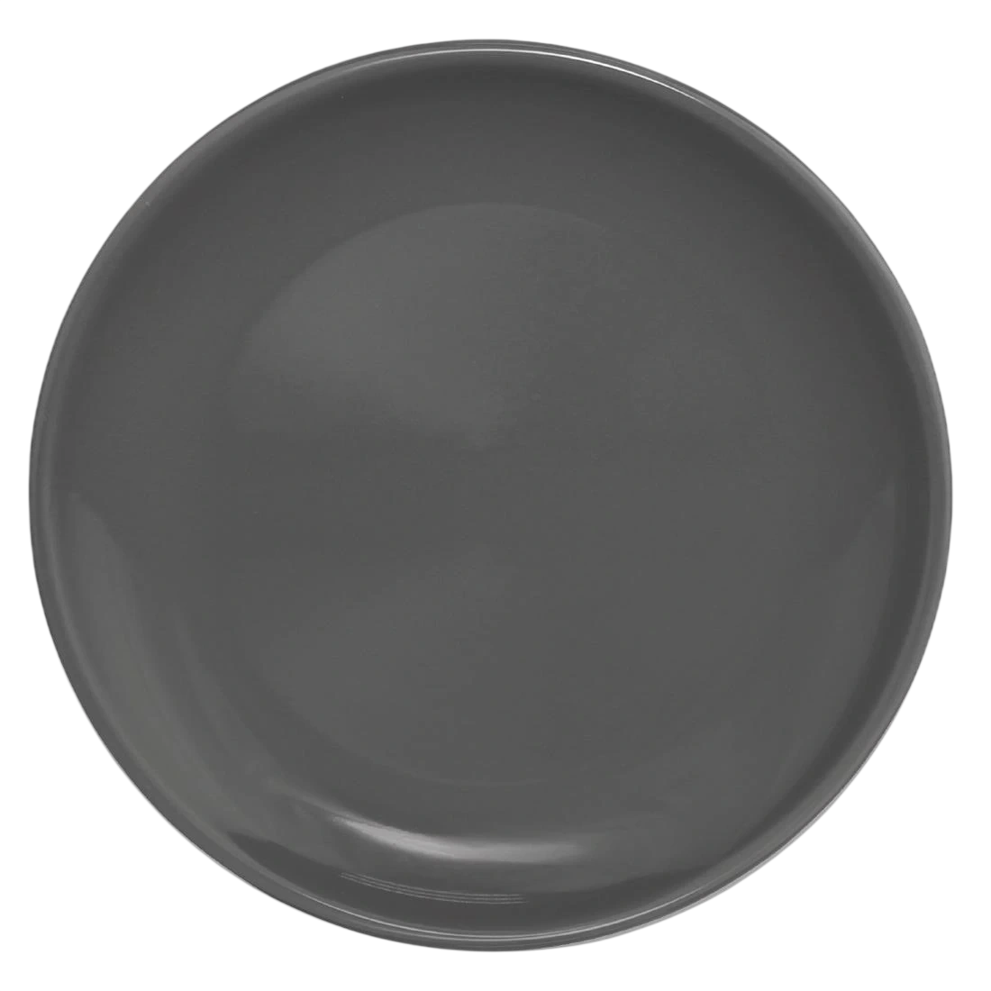 Olympia CG354 Cafe Coupe Plate Charcoal - 205mm (Box 12)