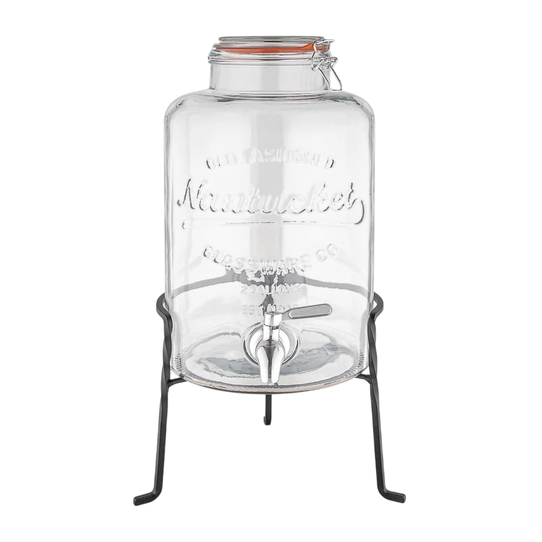 Olympia CK939 Glass Retro Water Dispenser with Base - 8.5Ltr 460(h)x200(w)x210(d)mm