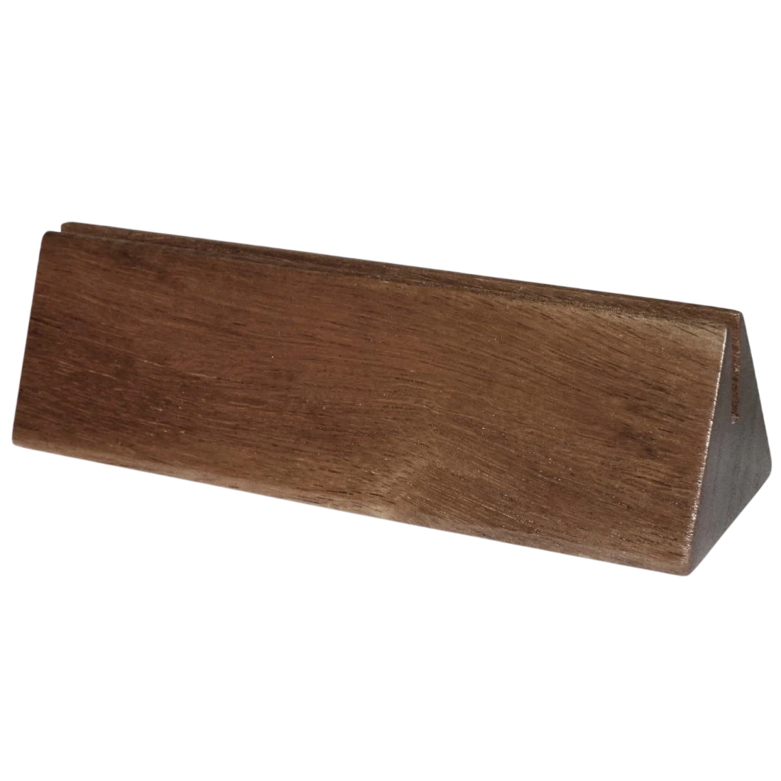 Olympia CM921 FSC Wooden Plain Acacia Menu Holder - 150x45x40mm 6x2x1 1/2" (Pack 10)