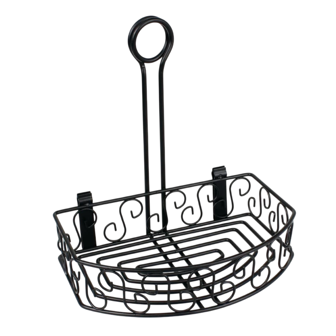 Olympia CN851 Black Wire Condiment Holder with Clip Back for Menus 230(h)x215(w)155mm