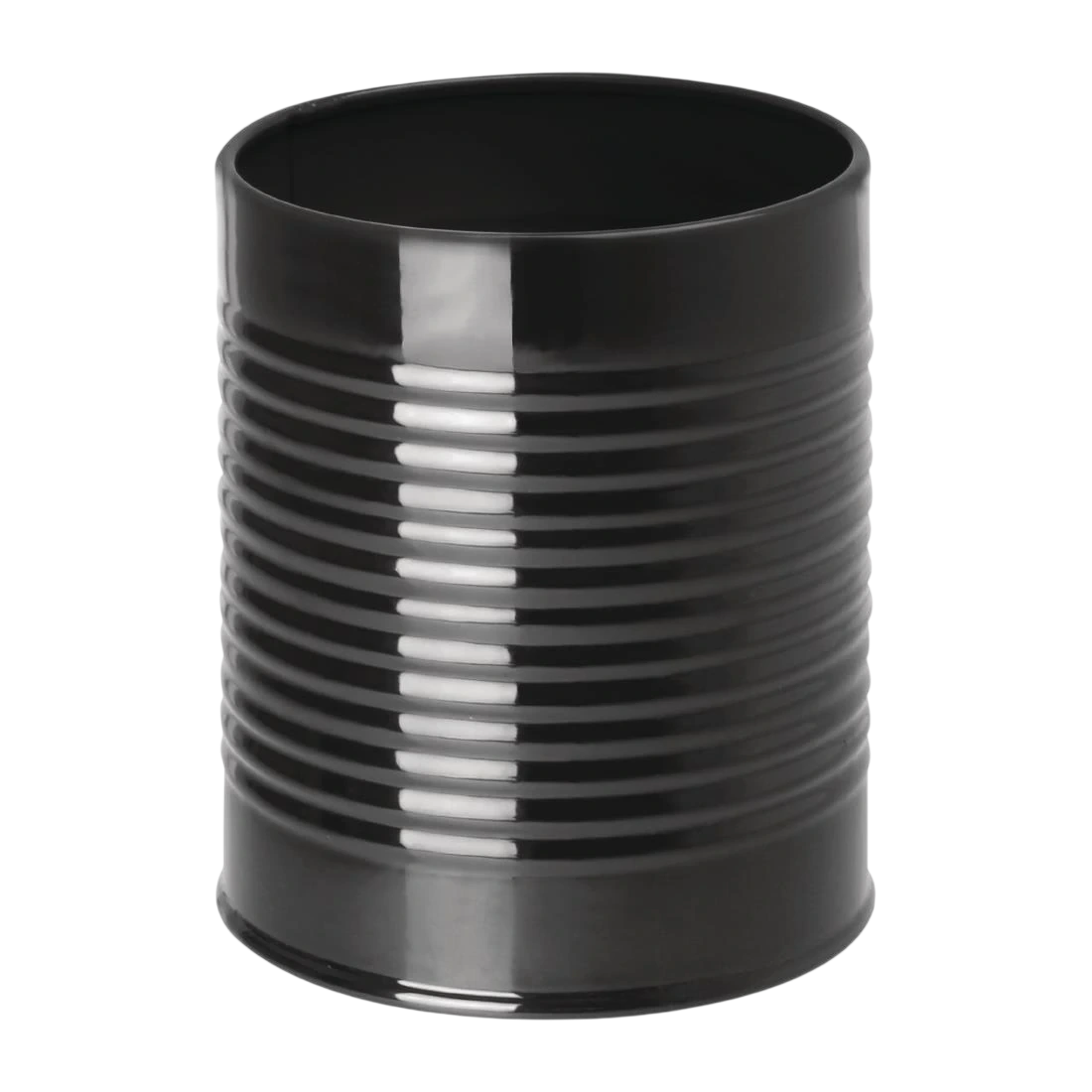 Olympia CP498 Tin Can Table Tidy Black - 110(H)x90(W)mm