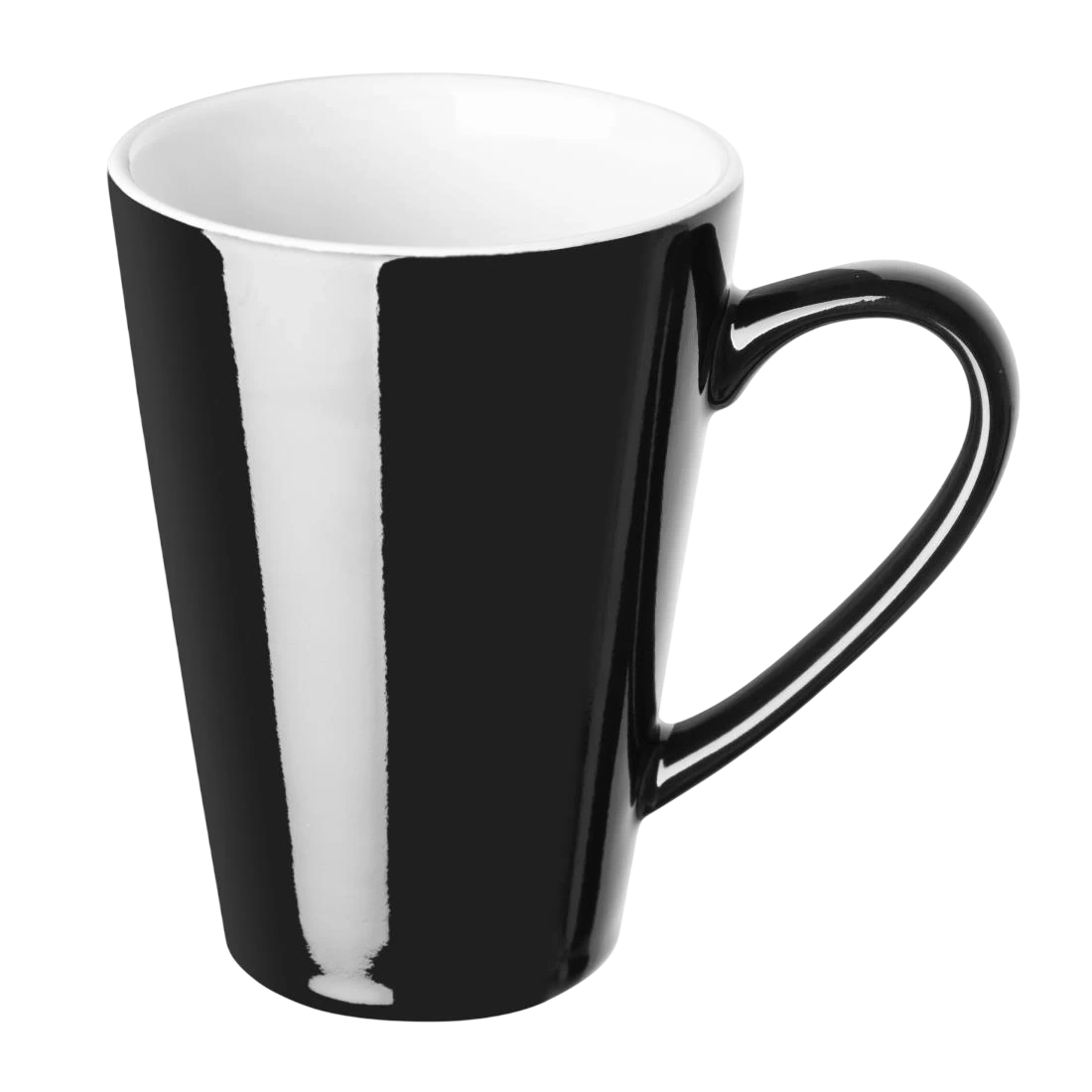 Olympia CU957 Latte Cup – 340mL, Black, Pack of 12