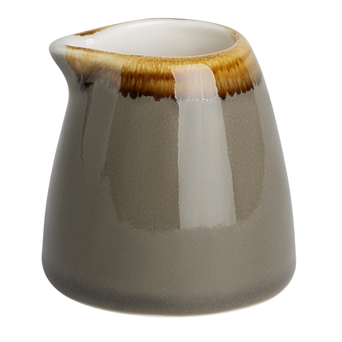 Olympia DA430 Porcelain Milk Jug – 96mL, Smoke, Pack of 6