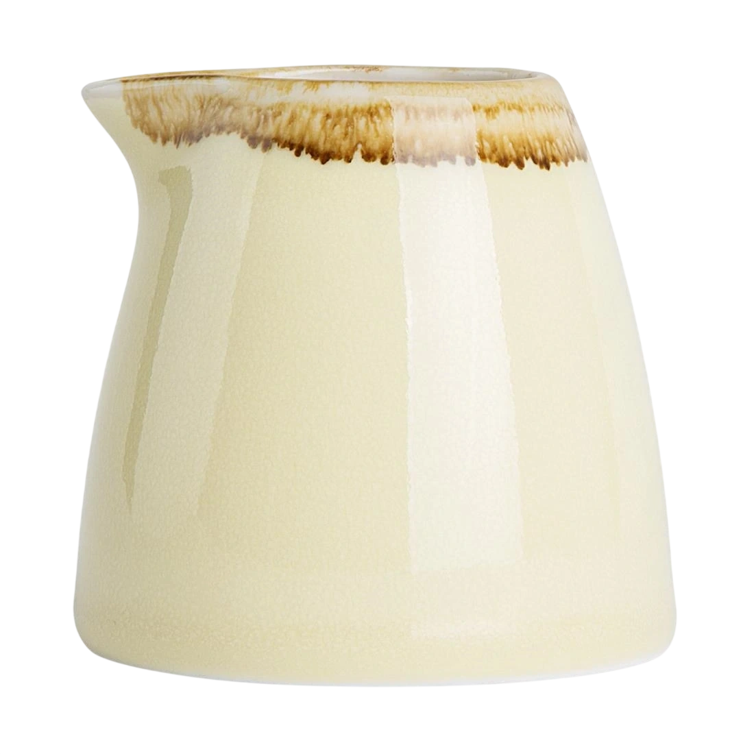Olympia DA433 Porcelain Milk Jug – 96mL, Sandstone, Pack of 6