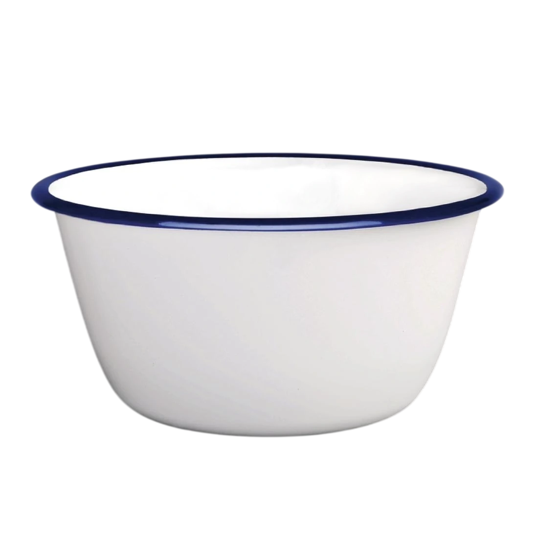 Olympia Pudding Bowl 75mm 155mm White/Blue Pack 6 DC389