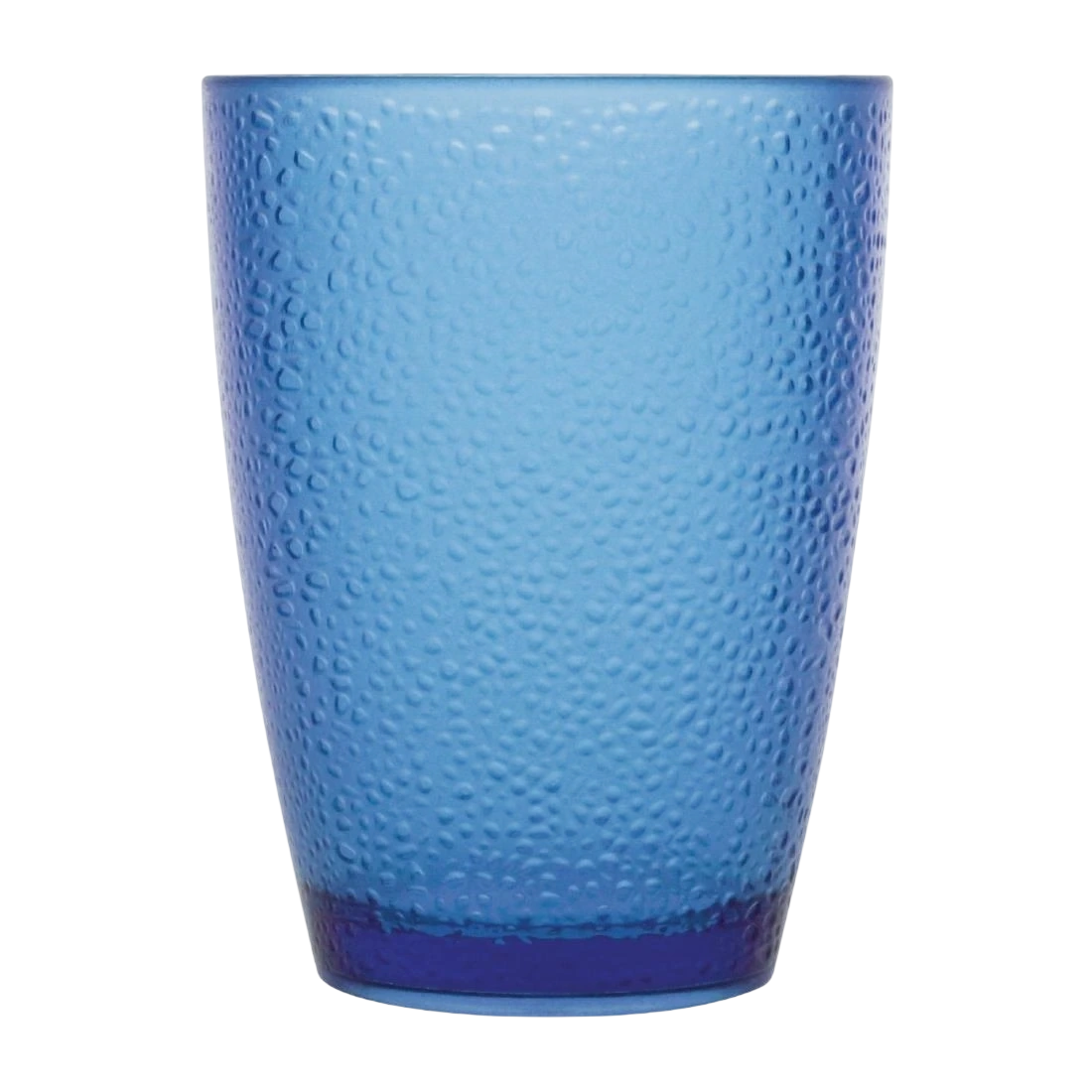 Olympia DC929 Kristallon Polycarbonate Pebbled Tumbler Blue - 275ml 9.75oz (Box 6)