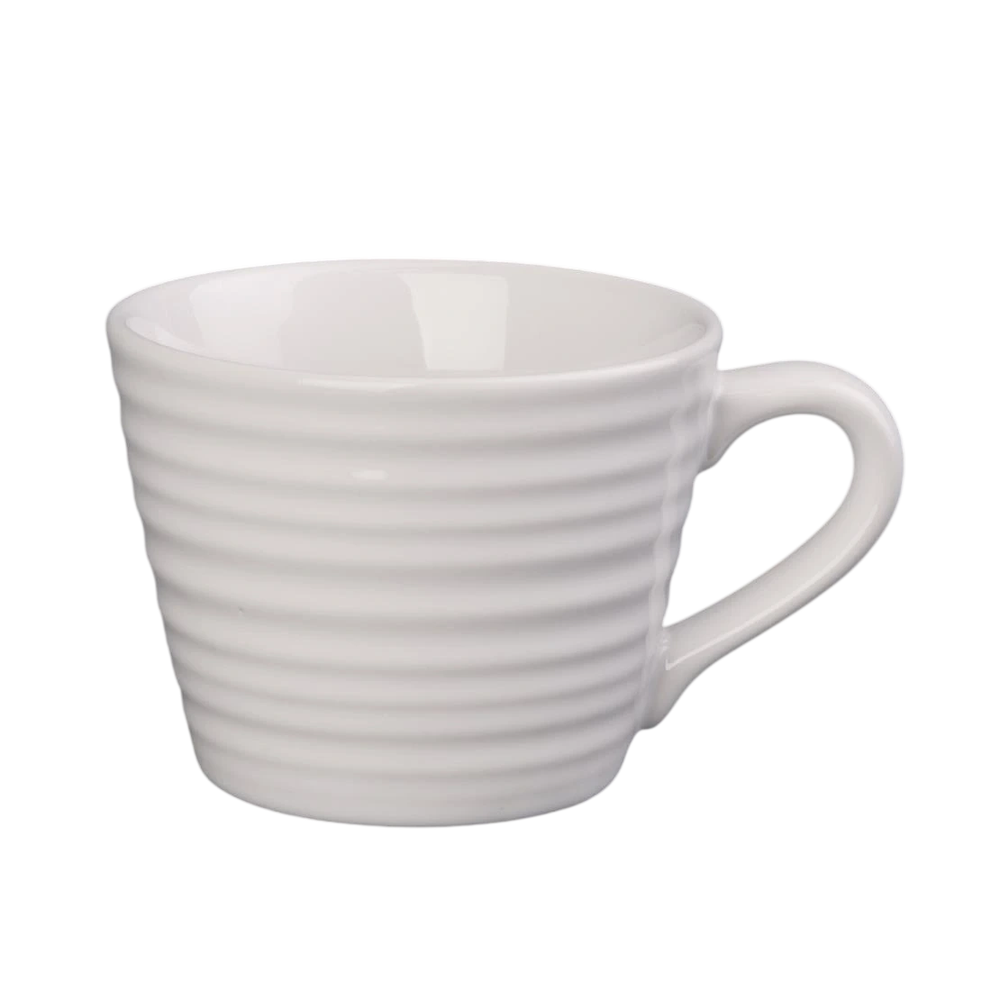 Olympia DH638 Cafe Mug White Ripple - 230ml (Box 6)