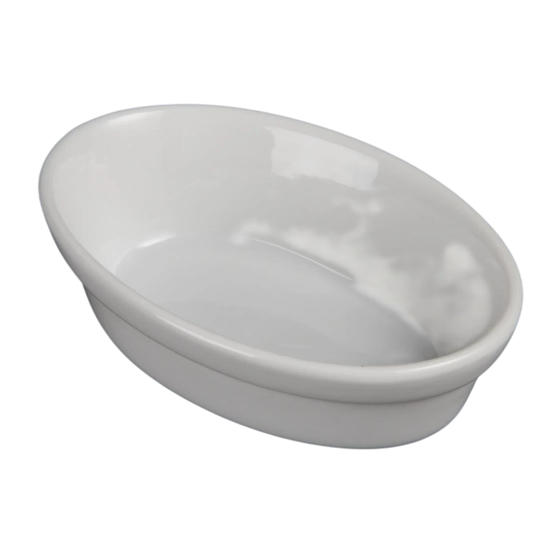 Olympia DK806 Whiteware Oval Pie Bowl - 44x145x104mm 1.7x5.7x4" (Box 6)