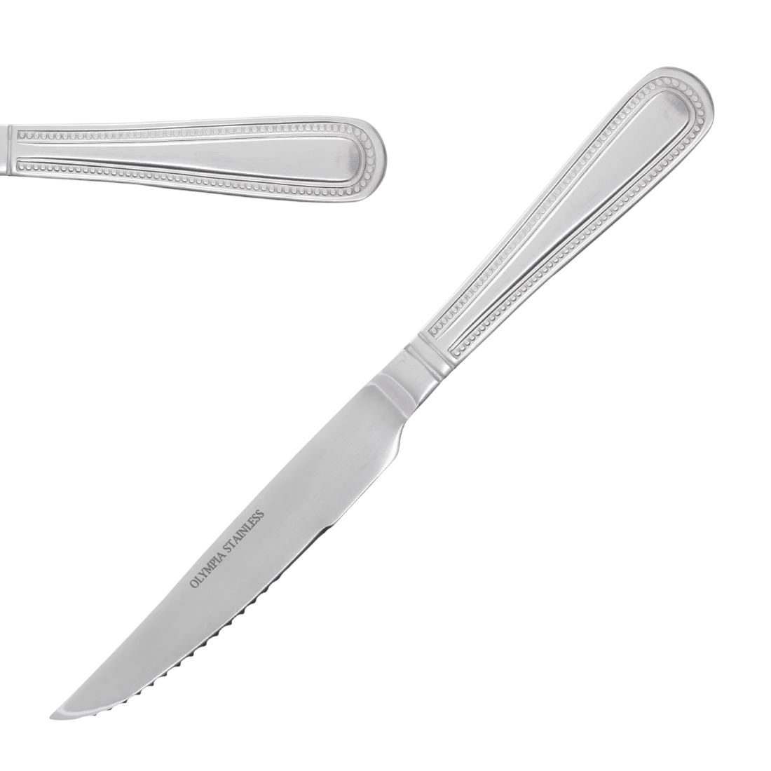Olympia DL102 Bead Steak Knife St/St S/H (Box 12)