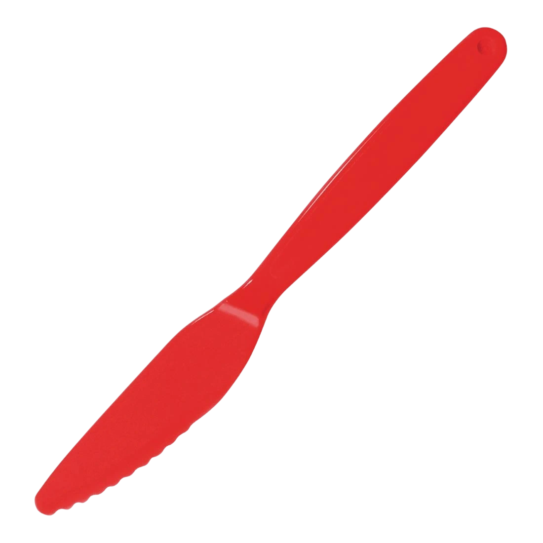 Olympia DL114 red polycarbonate knife, pack of 12