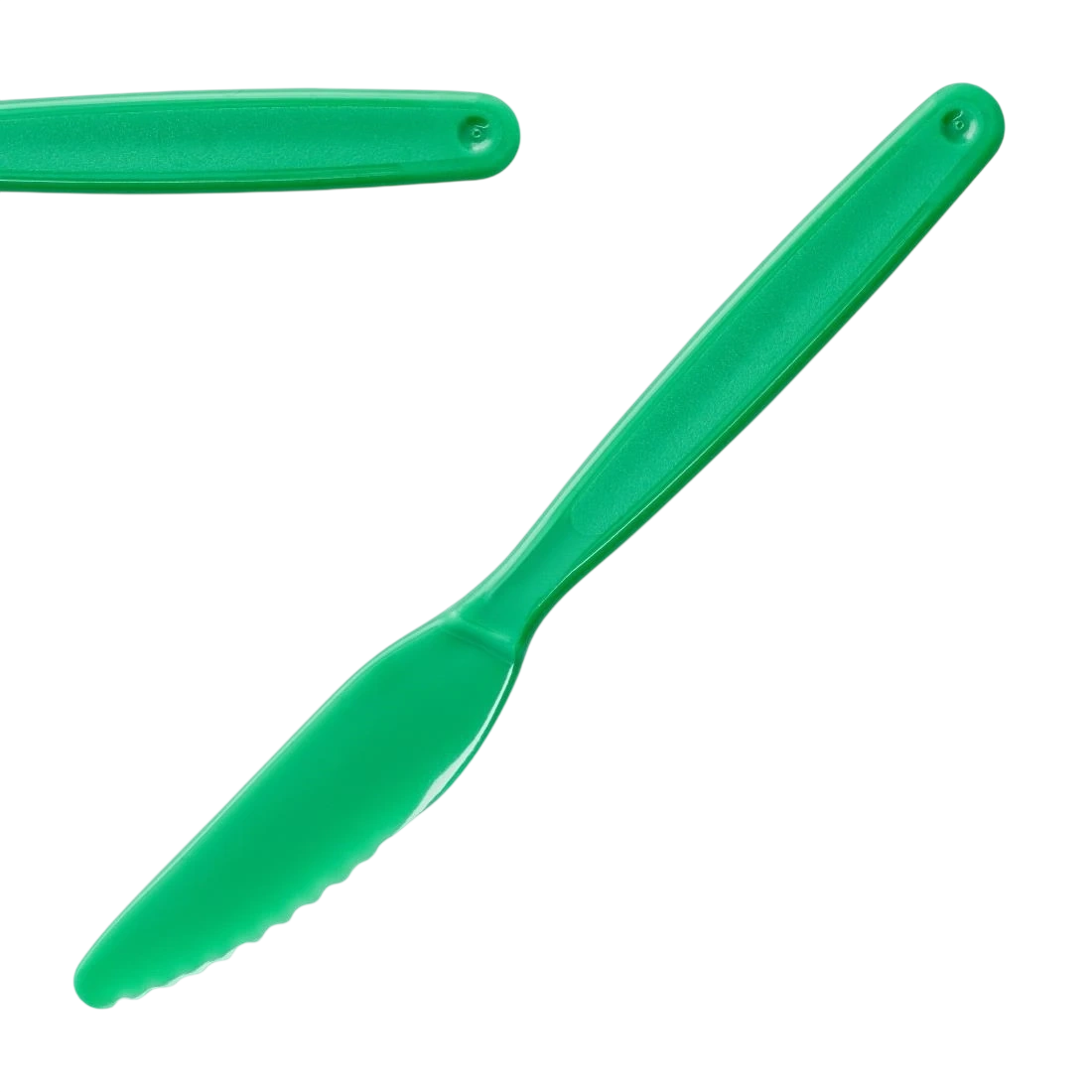 Olympia DL116 Kristallon Polycarbonate Knife Green - 180mm (Pack 12)