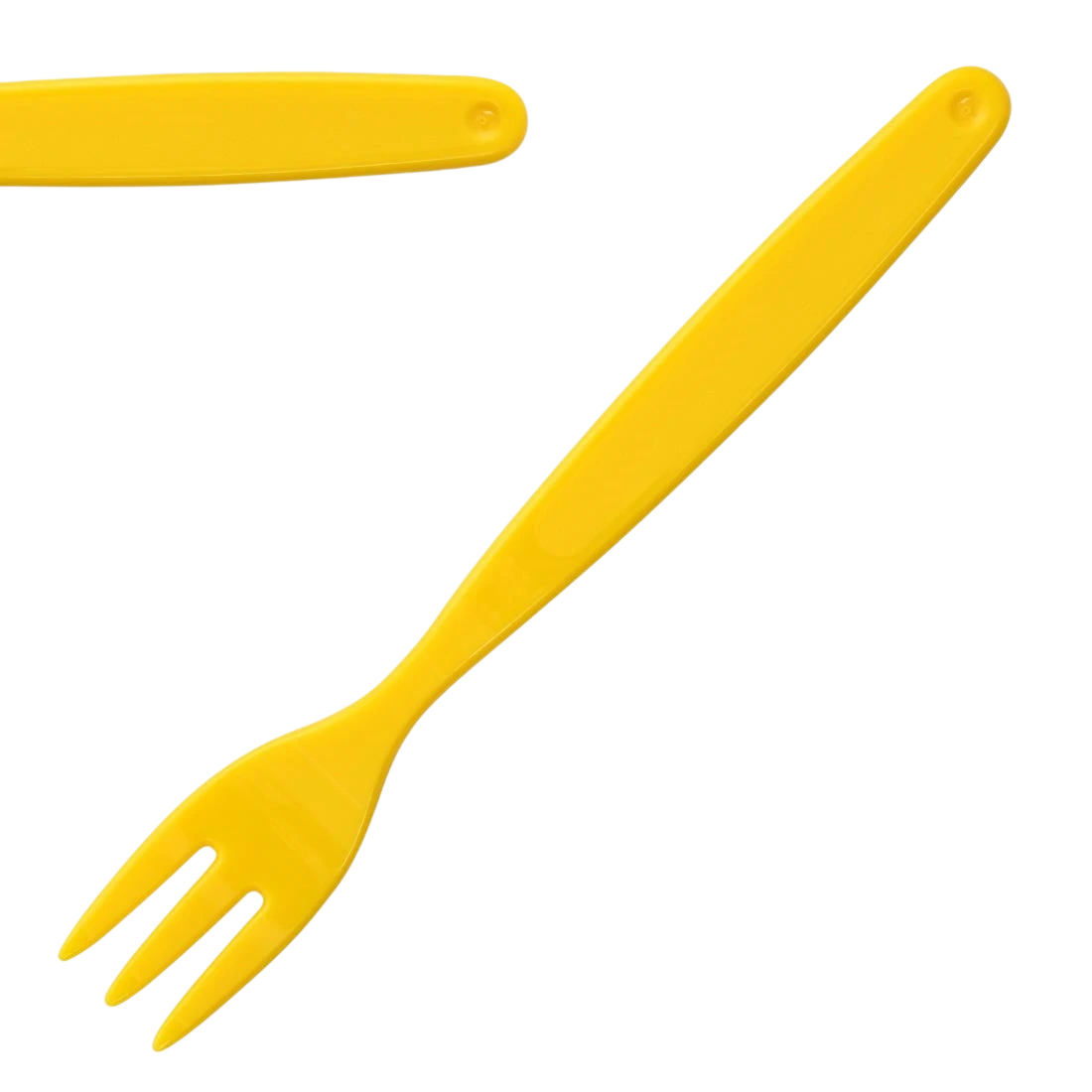 Olympia DL119 Kristallon Polycarbonate Fork Yellow - 170mm (Pack 12)