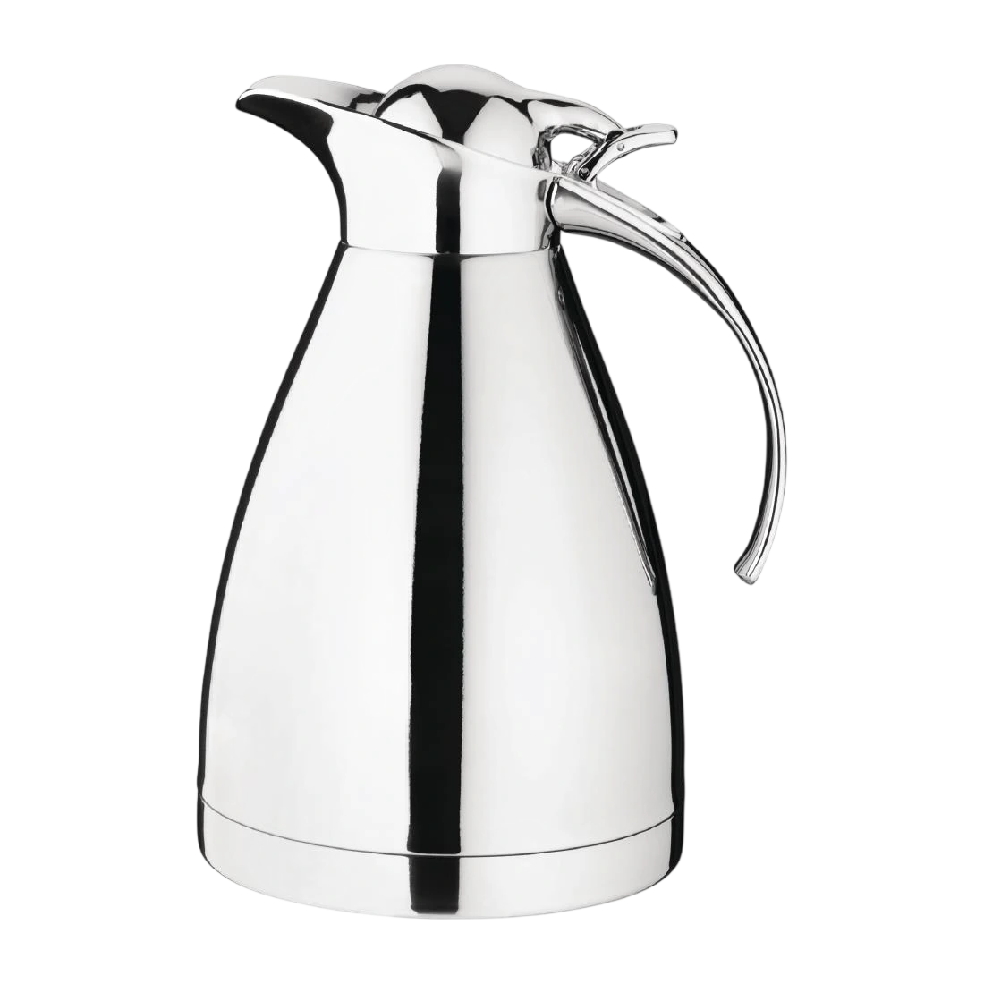 Olympia DL167 Vacuum Jug St/St Double Wall hinged lid - 1Ltr