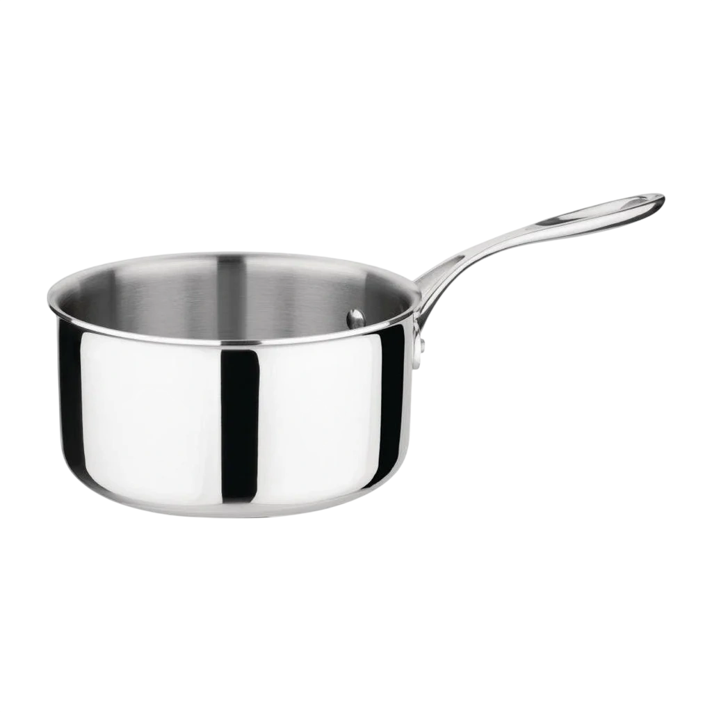 Vogue FS666 Stainless Steel Tri-Wall Saucepan – 180 mm commercial kitchen equipment