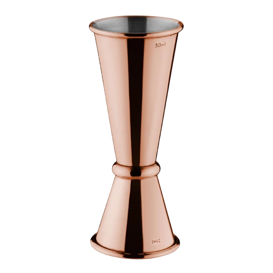 Olympia DR606 Barware Copper Banded Jigger - 25/50m