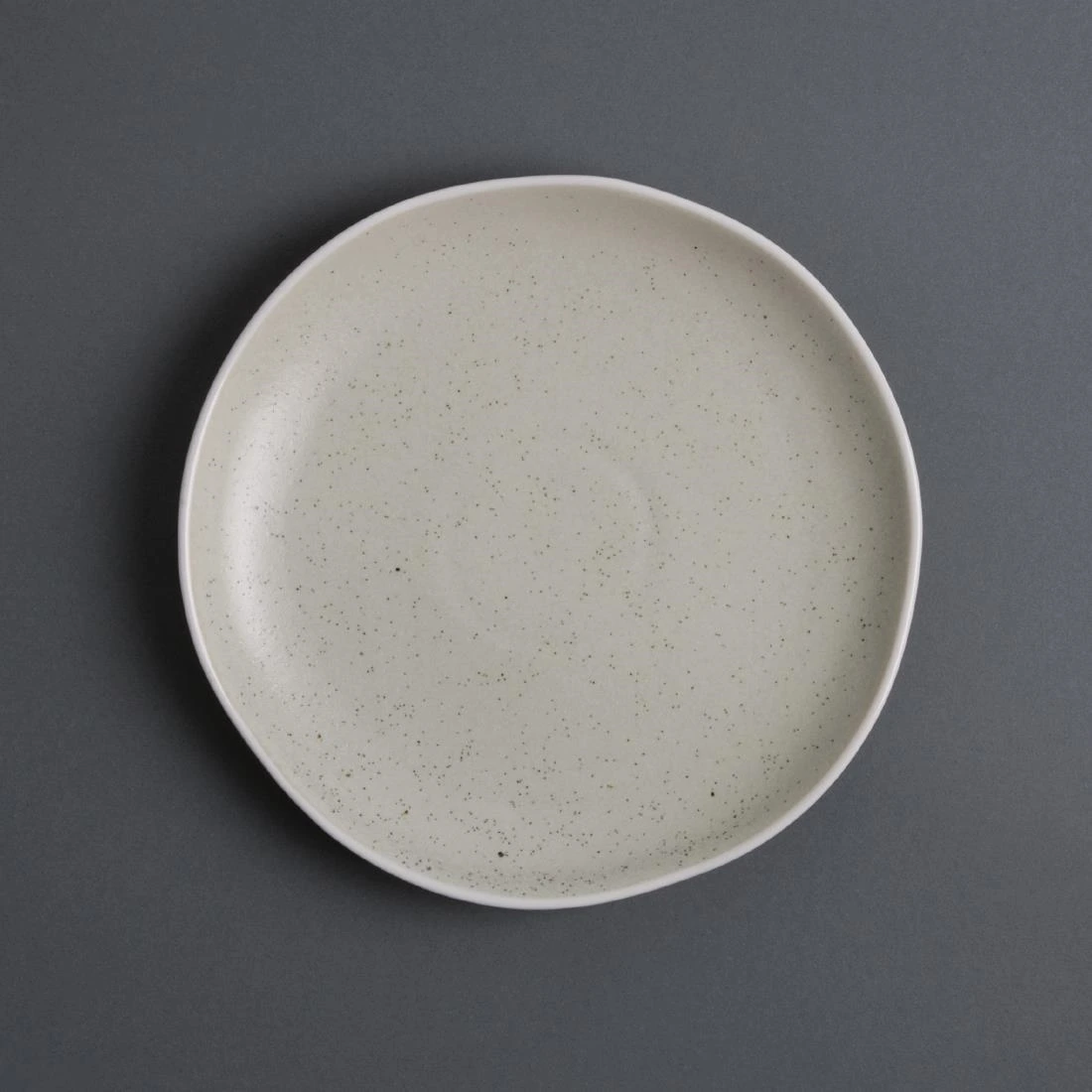 Olympia Plate 205.00mm 27.00mm 205mm Sand Rustic Pack 6 DR808