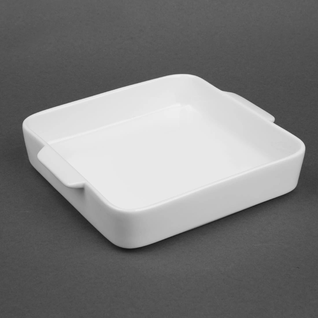 Olympia DX387 Whiteware Square Eared Roaster - 200x180x40mm (Box 3)