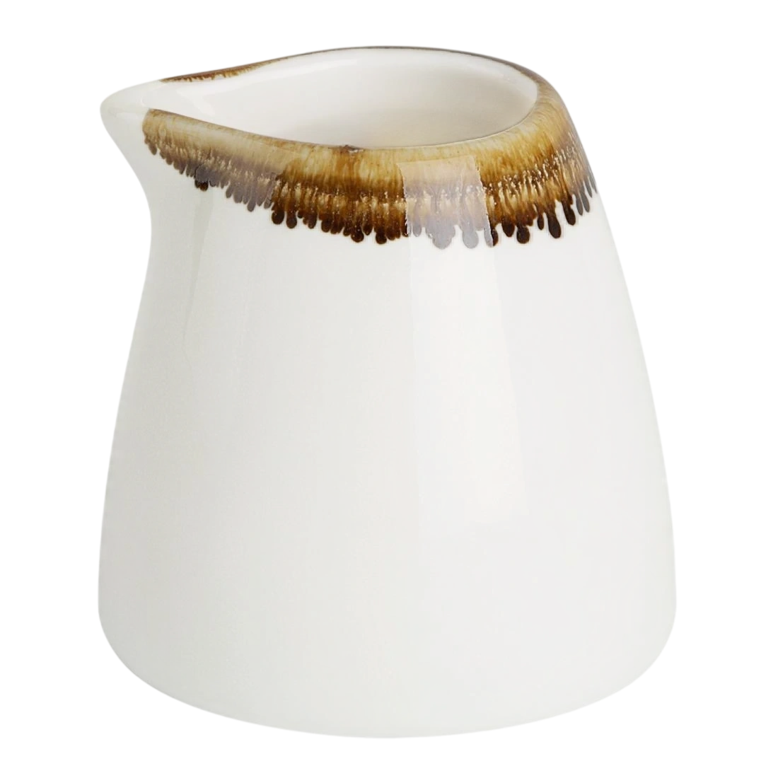 Olympia FB978 Porcelain Milk Jug – 96mL, Chalk, Pack of 6