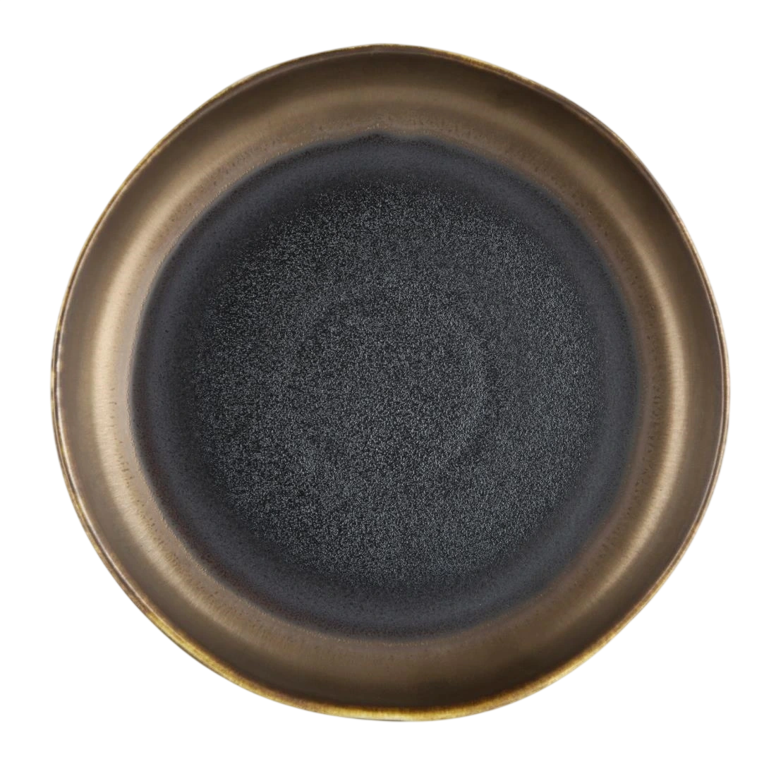 Olympia FC287 Porcelain Flat Bowl – 210mm, Ochre, Pack of 6