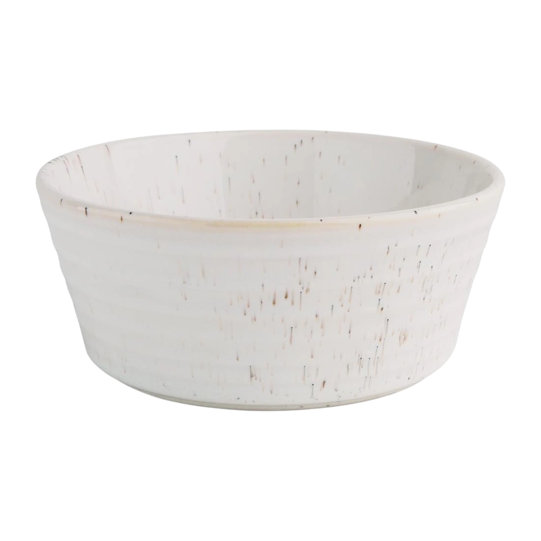 Olympia FD900 Cavolo White Speckle Flat Round Bowl - 143mm (Box 6)