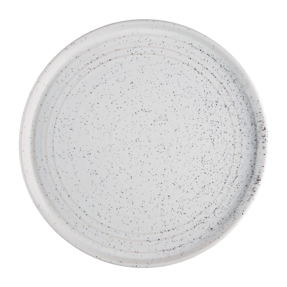 Olympia FD904 Cavolo White Speckle Flat Round Plate - 270mm (Box 4)