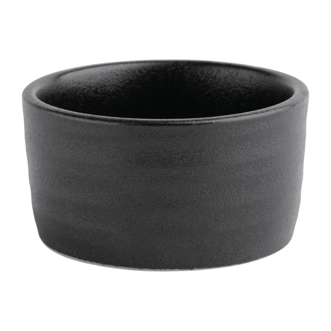Olympia FD911 Porcelain Dipping Dish – 74mL, Black, Pack of 12