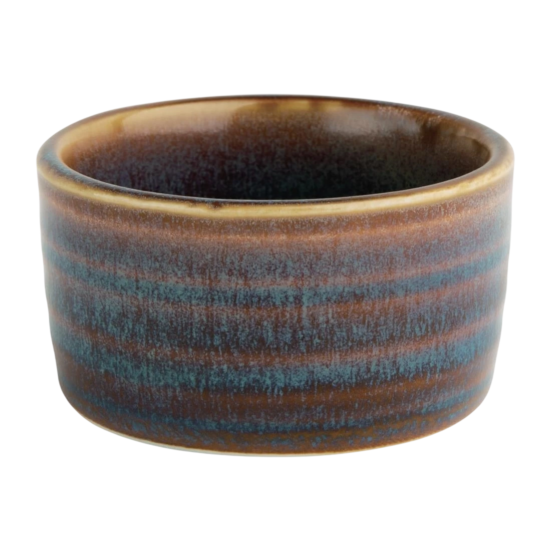 Olympia FD917 Porcelain Dipping Dish – 67mm, Iridescent, Pack of 12