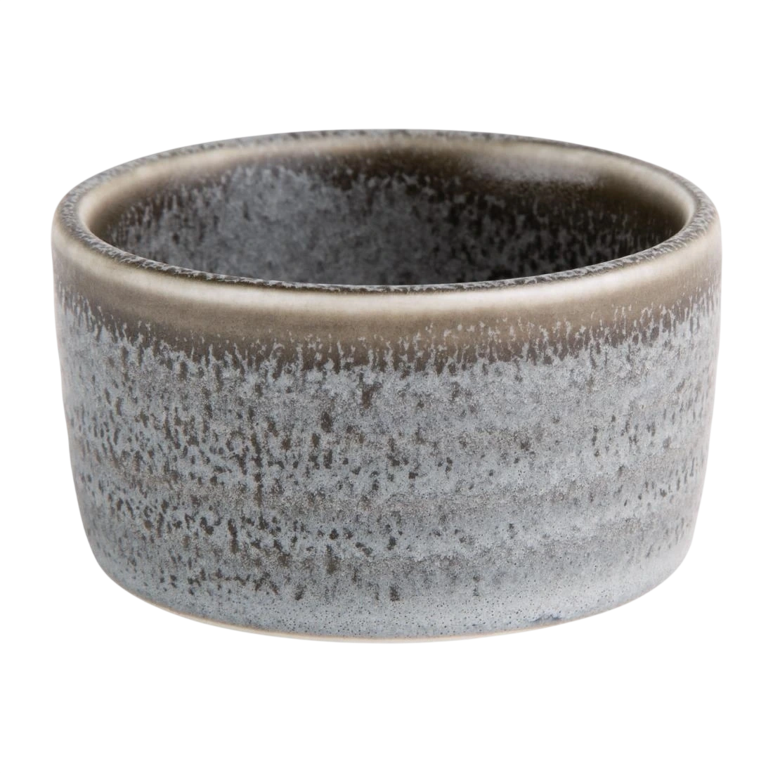 Olympia FD923 Porcelain Dipping Dish – 67mm, Charcoal Dusk, Pack of 12