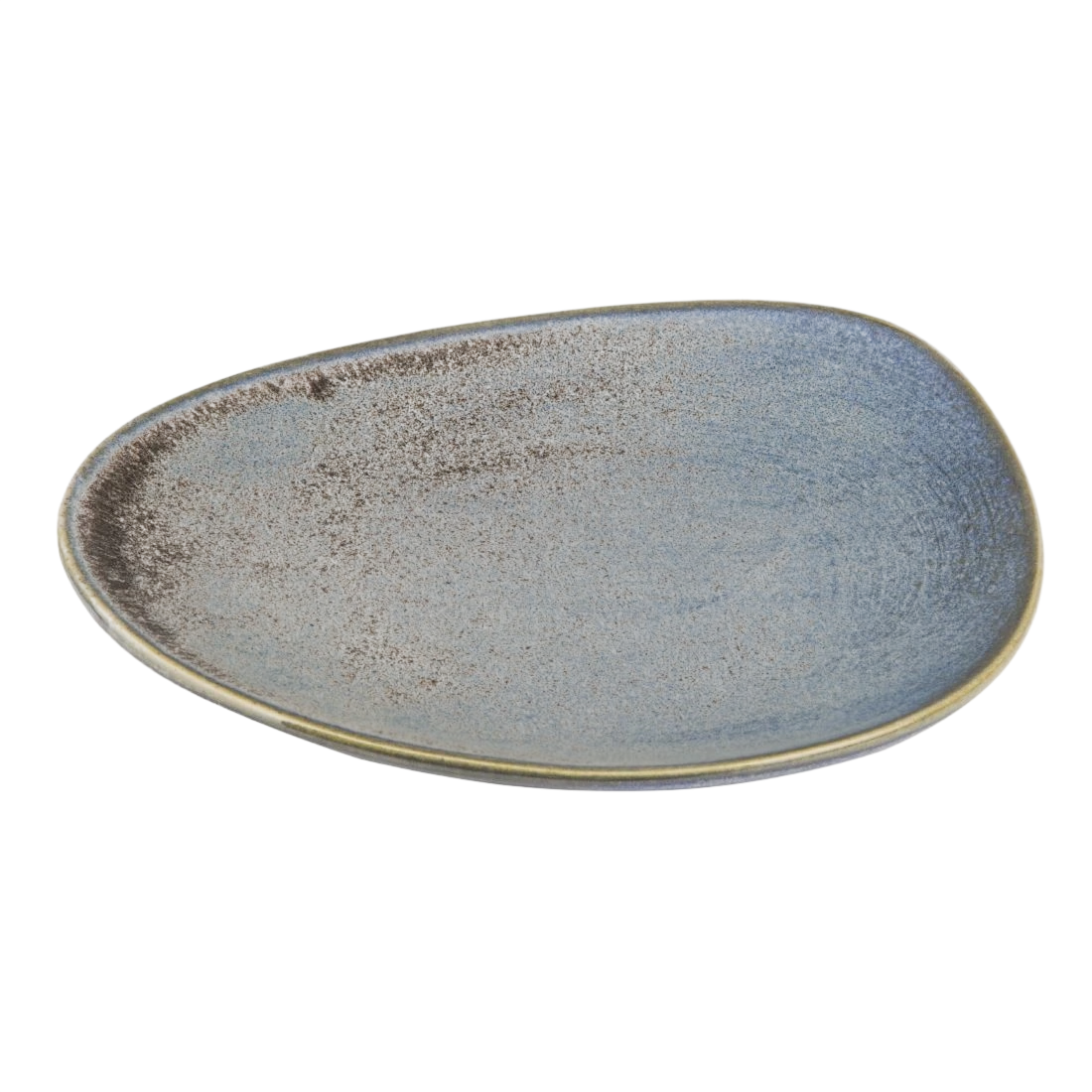 Olympia Plate 308mm 255mm Blue Rustic Pack 4 FU176