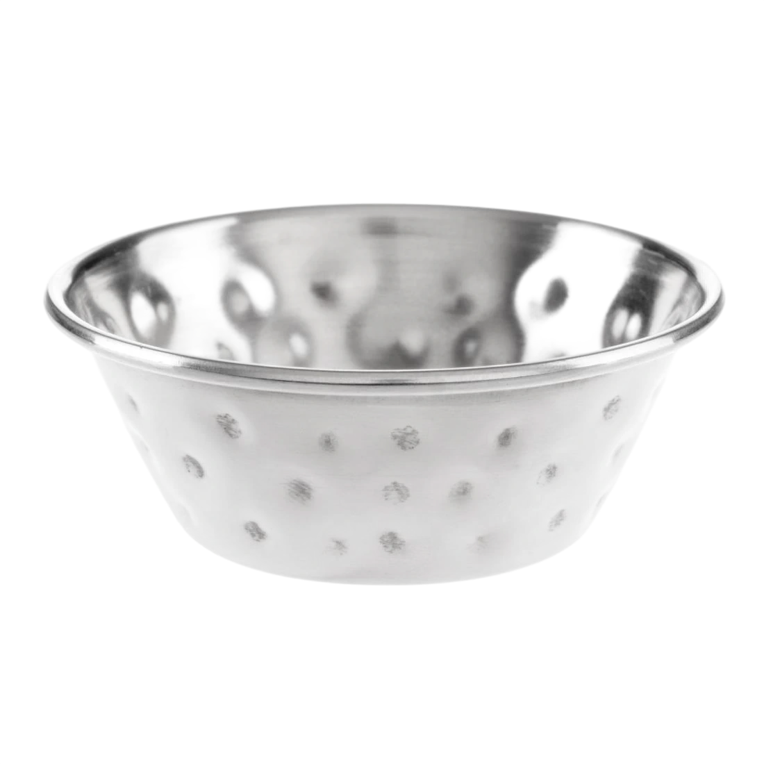 Olympia FU288 Stainless Steel Hammered Sauce Cup – 45mL, Pack of 12