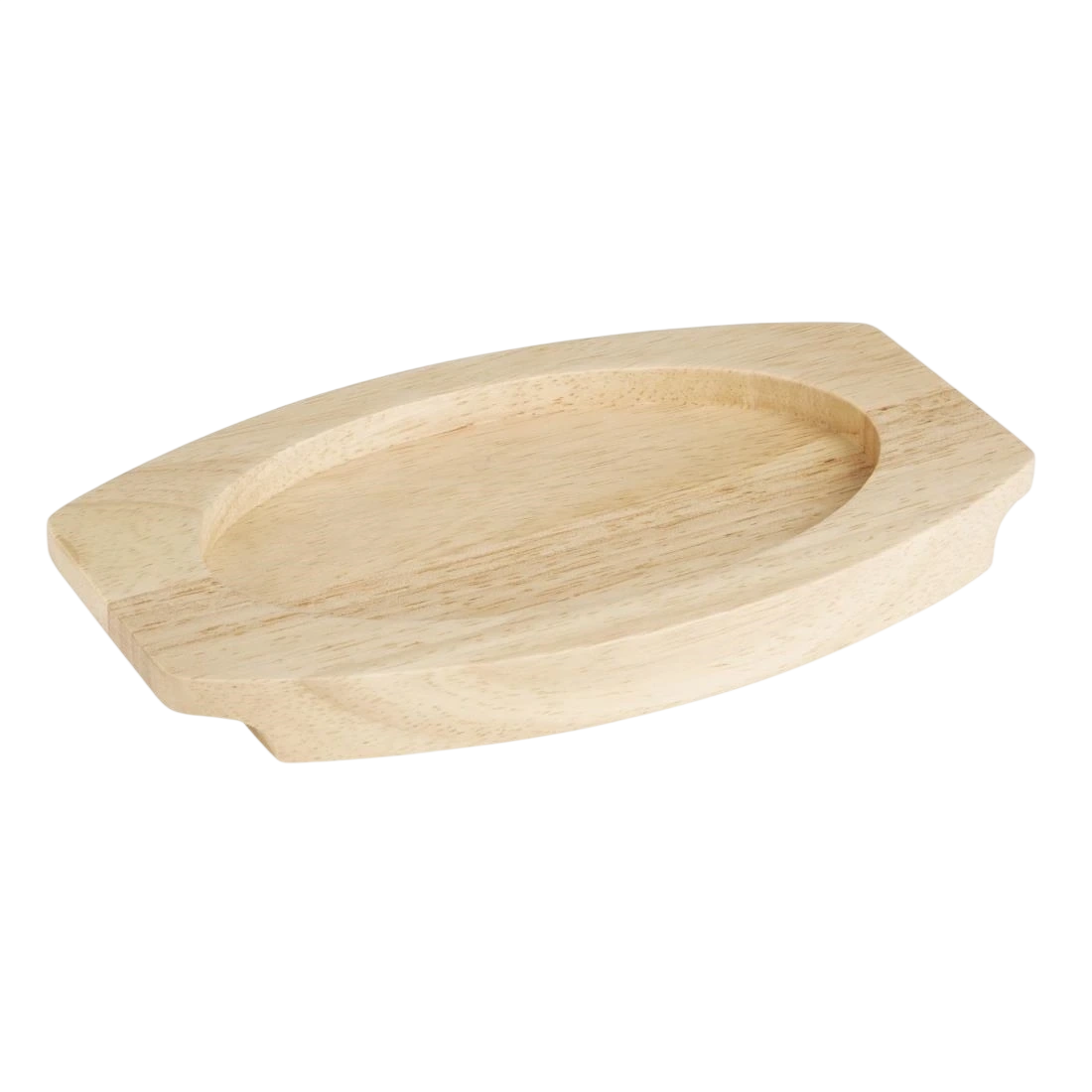 Olympia FU295 Hevea Board for Cast Iron Oval Eared Dish 190x120mm for FW819
