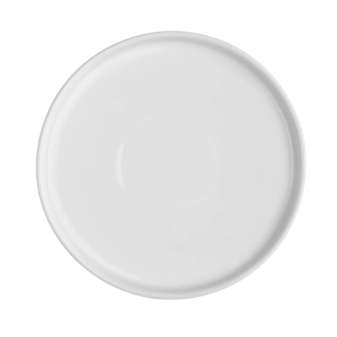 Olympia Whiteware Flat Round Plate FW812 150mm White Pack 6