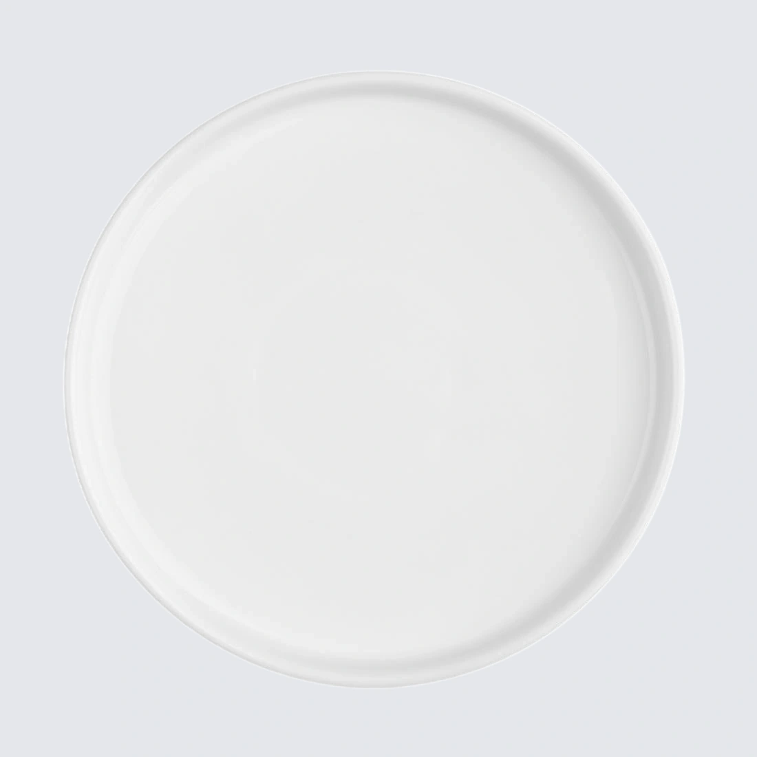 Olympia Whiteware Flat Round Plate FW813 210mm White Pack 6